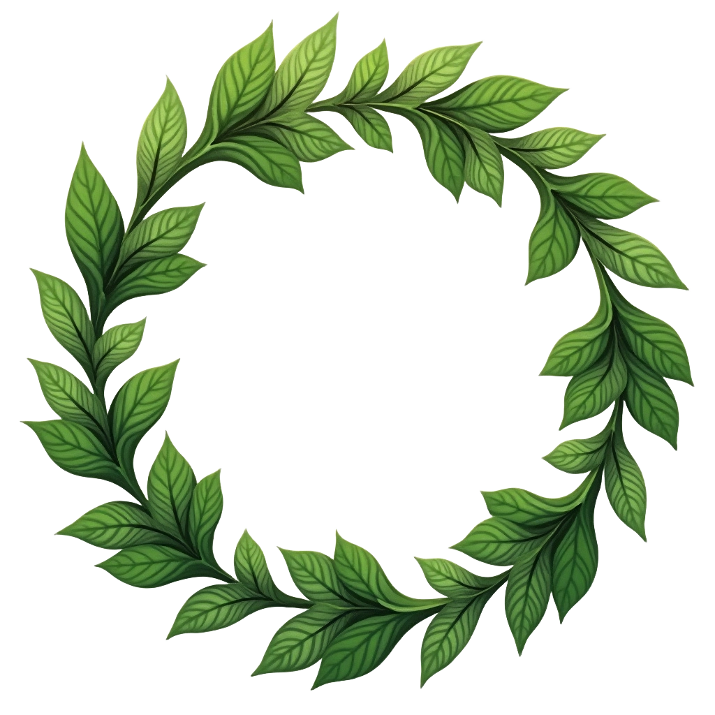 Green Leaf Wreath